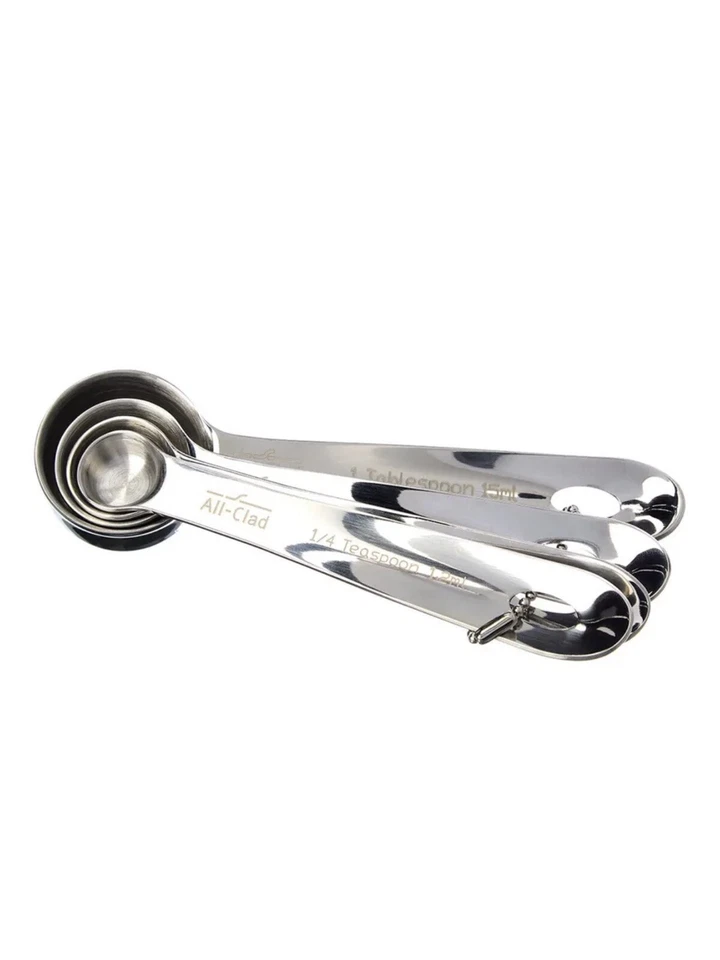 NEW ALL-CLAD Stainless Steel 4 piece Measuring Spoons New - Image 2 of 2
