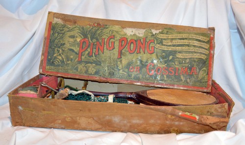 J. Jaques & Son Ltd & Hamleys Bros "Il nuovo gioco da tavolo del ping pong o del gossima" - Foto 2 di 5