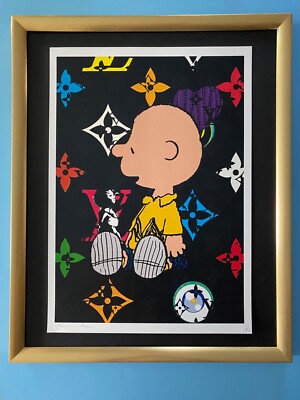 DEATH NYC Signed LARGE Print 16x20in COA + LV + Schultz Banksy Graffiti PopArt!