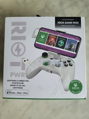 RiotPWR - Cloud Game Controller for iOS (Xbox Edition) - White