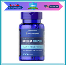 Puritan's Pride DHEA 50Mg Dietary Supplement, Promote Sugar Metabolism 100 Count