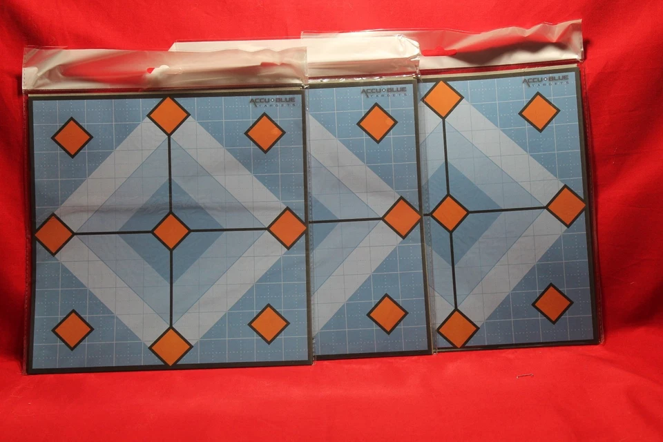 ACCU BLUE DO ALL 10X10 Targets 30 Targets Do All Outdoors Accu Blue Diamond - Imagem 2 de 2