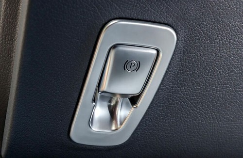 Cubierta de freno de mano con mango de freno de mano ABS plateado apta para Benz Clase C W205 2015-2021 - Imagen 3 de 6