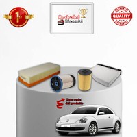 Set Service 4 Filter Vw Beetle 2.0 Tdi 81KW 110CV Von 2014->