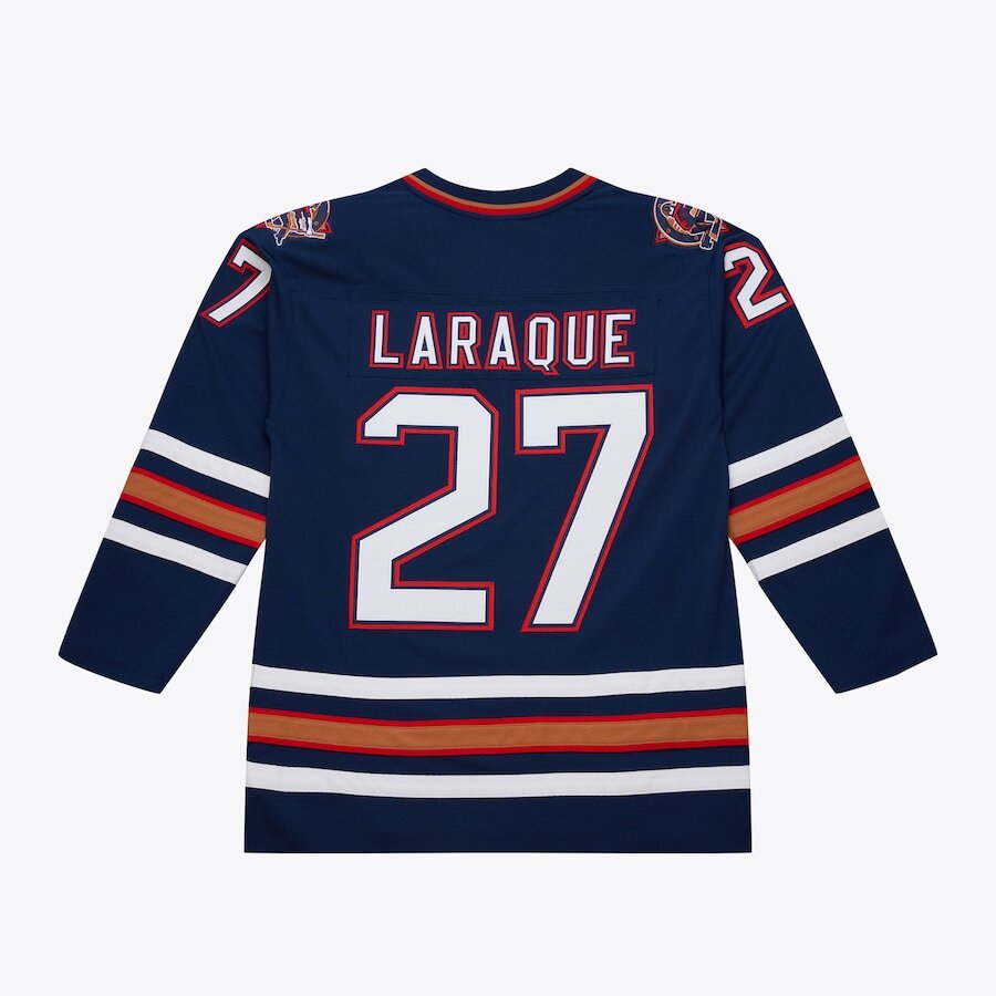 Edmonton Oilers Georges Laraque Mitchell & Ness 1997/98 NHL Power