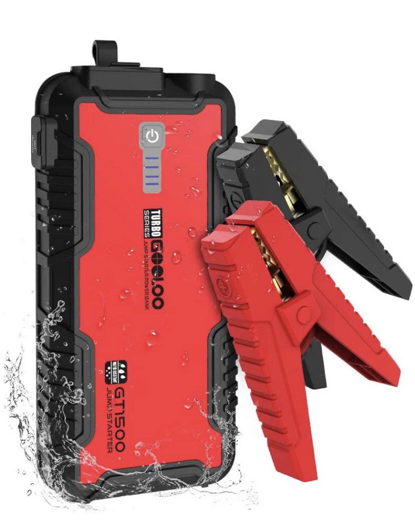 Gooloo 1500a peak supersafe cheap car jump starter