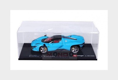 1:18 Burago Ferrari Daytona Sp3 geschlossenes Dach 2022 mit Vitrine BU16920BL-VET Mod