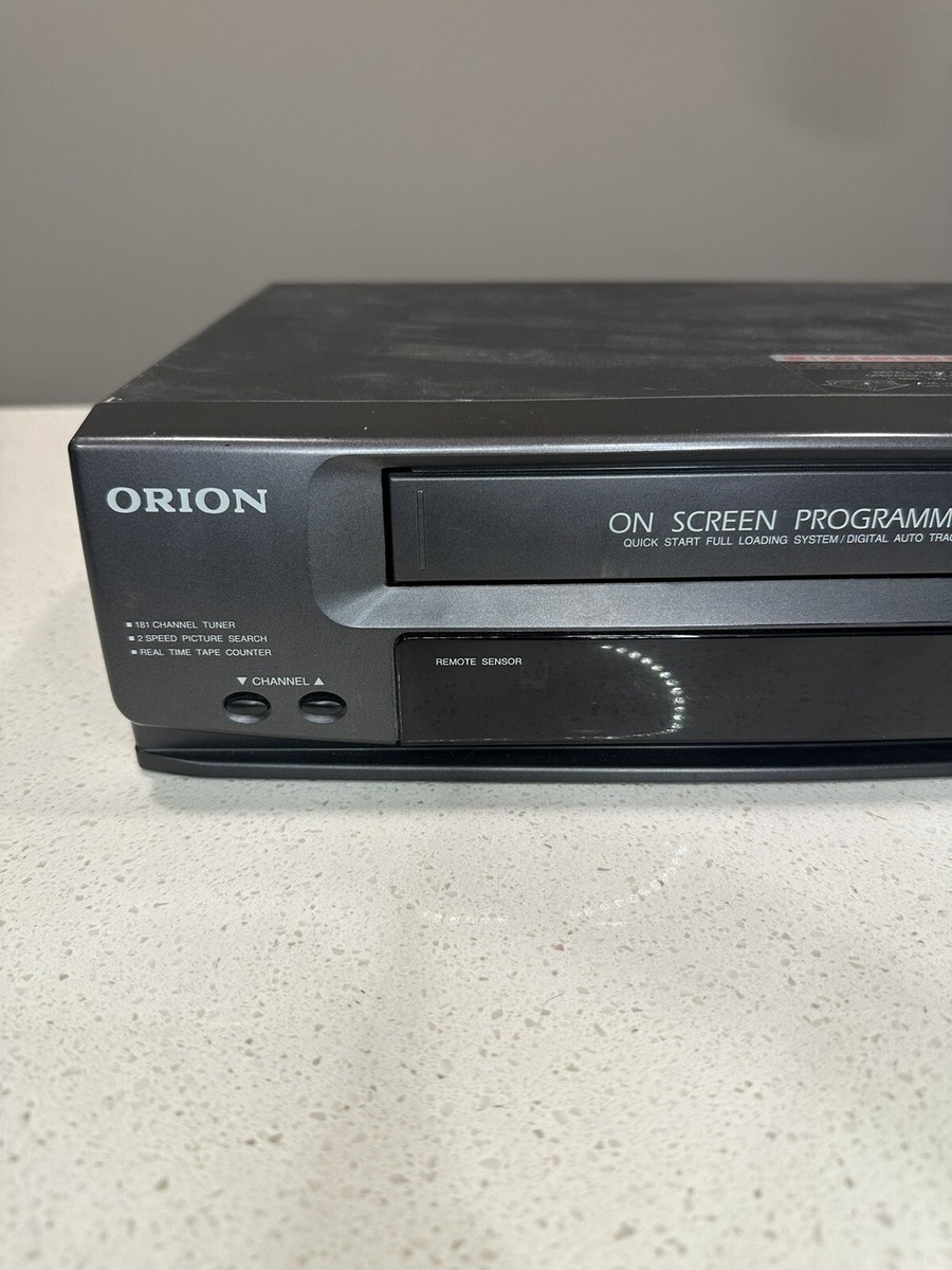 Orion VR0220 VHS VCR Player Recorder 4 Head Hi-Fi No Remote