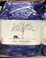 Lot of 5 Hamanaka Eco-Andaria Craft Raffia Yarn 40g/80m Each 18