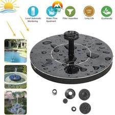 Solar Fountain Watering kit Power Solar Pump Pool Pond Waterfall Floating Solar