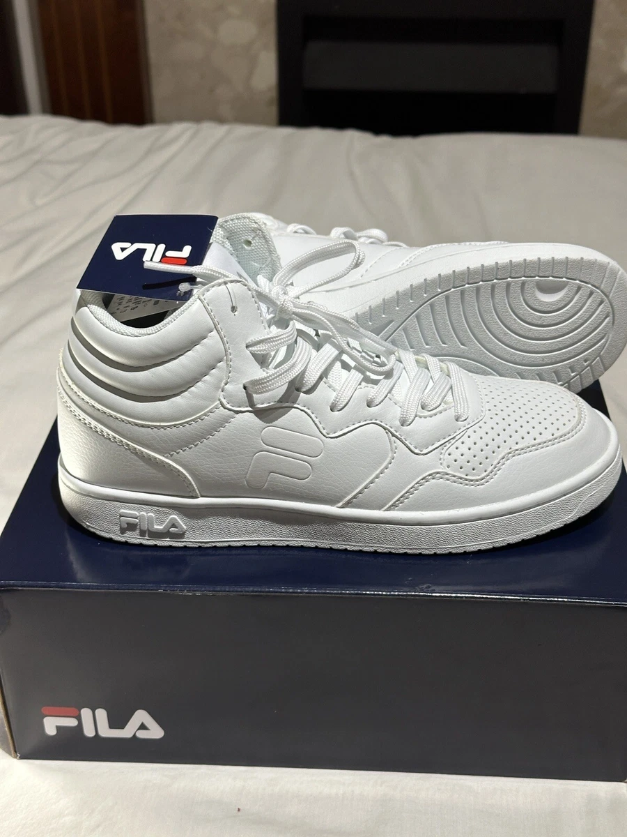 Grey and white sale filas