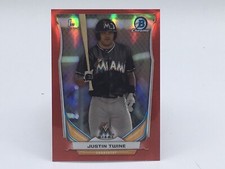 2014 Bowman Draft Chrome Prospects Justin Twine Refractor /5 CDP-41.  A1B