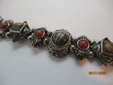 Vintage Premier designs magnetic clasp Southwest style slide bracelet