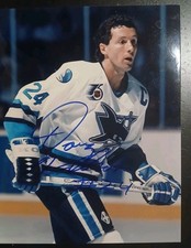 doug wilson signed 8x10 photo norman james corp. san jose sharks