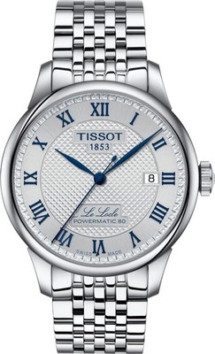 TISSOT Le Locle Powermatic 80 T006.407.11.033.03 Silver Women's Watch New in Box
