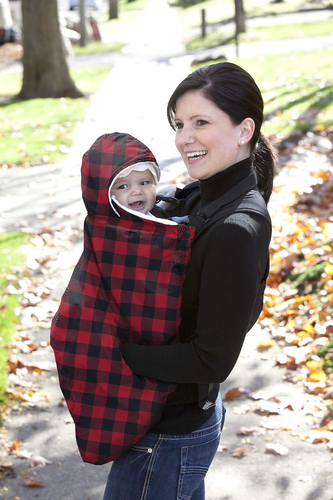 Snuggle Cover - Red/Black Plaid - Picture 2 of 12