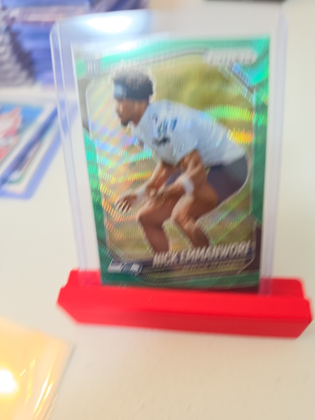 2025 Panini Prizm Nick Emmanwori Green Wave Prizm Rookie Seahawks #320