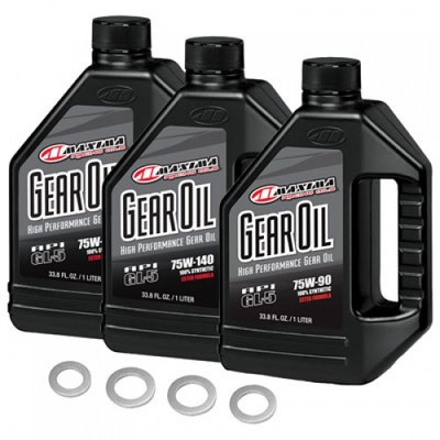 Tusk Drivetrain Oil Change Kit with Maxima Oil 2044120005
