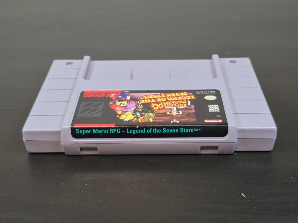 Super Nintendo SNES Super Mario RPG Game Clean Authentic Tested Squaresoft - Image 3 of 4