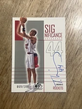 Terrence Morris 2002-03 SP SIGnificance #MO Auto /100 Houston Rockets