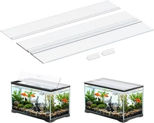 10 Gallon Fish Tank Lid, Impact-Resistant Polycarbonate Canopy, 19.3 x 9.65