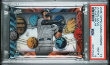 2025 Topps Cosmic Chrome Aaron Judge Planetarium SSP #P-1 Yankees PSA 8