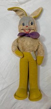 Antique 1930's bugs bunny Warner Bros Cartoons Inc. mohair stuffed animal doll