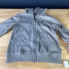 Nautica - Kids Full-Zip Hoodie Grey Kids Size L 6