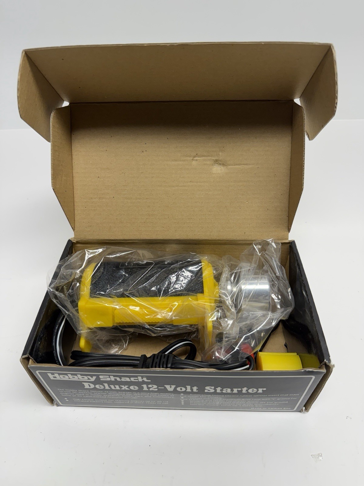 NEW Hobby Shack Deluxe 12 Volt Starter for REMOTE CONTROL CARS and AIRPLANES