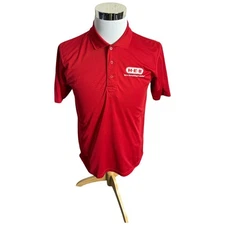 H-E-B Uniform Polo Shirt Men's Size Small S Red HEB Employee Grocery