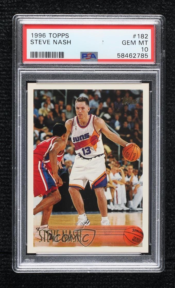1996-97 Topps Steve Nash #182 PSA 10 GEM MT HOF 0b3o