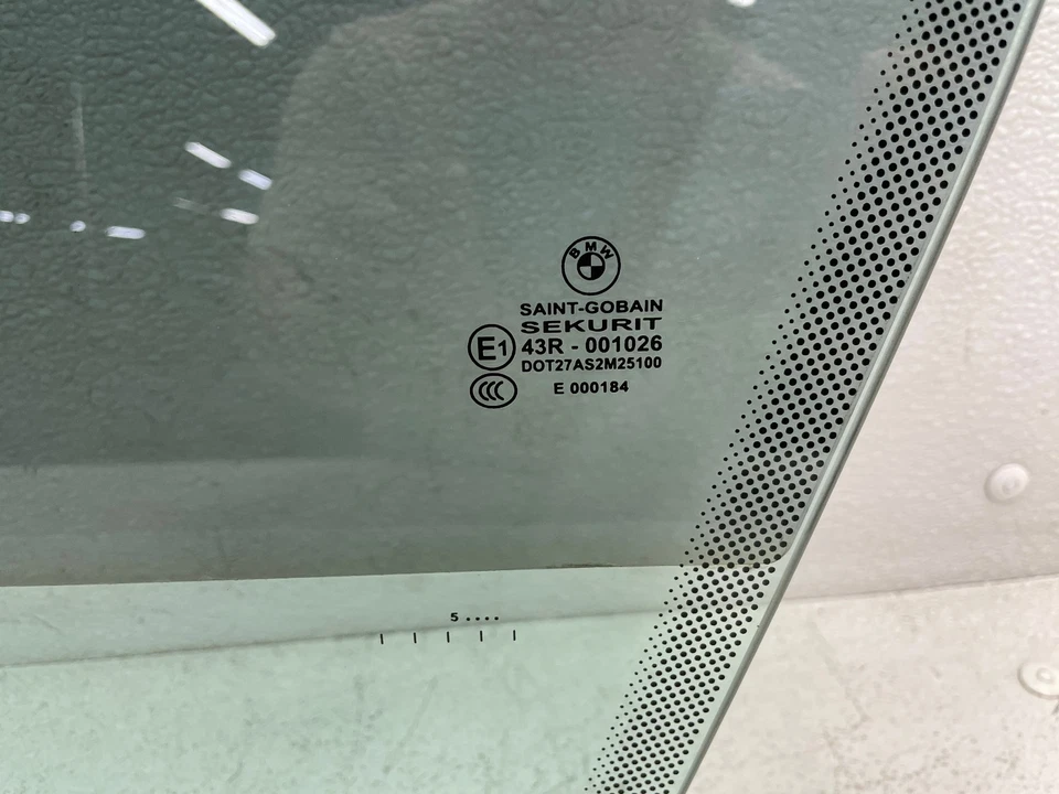 16 17 18 BMW 640i 650i F06 puerta del conductor delantera izquierda ventana panel de vidrio 1579 OEM Foto 2 de 4