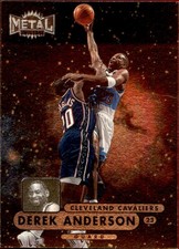 Derek Anderson 1997-98 Metal Universe Championship Rookie #40 Cavaliers Card. rookie card picture
