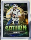 Topps 2025 Chrome Planetary Pursuit Saturn Josh Allen Buffalo Bills PPS-JA SSP