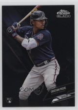 2021 Topps Chrome Black Cristian Pache #40 16kt