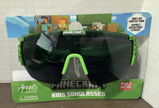 NEW Minecraft Green Kids Sunglasses UV Protection 2025 FREE/SHIP 