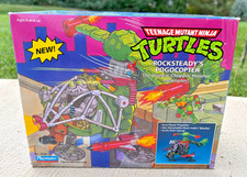 Rocksteady's Pogocopter TMNT 1991 Playmates Action Figure Vehicle NEW SEALED