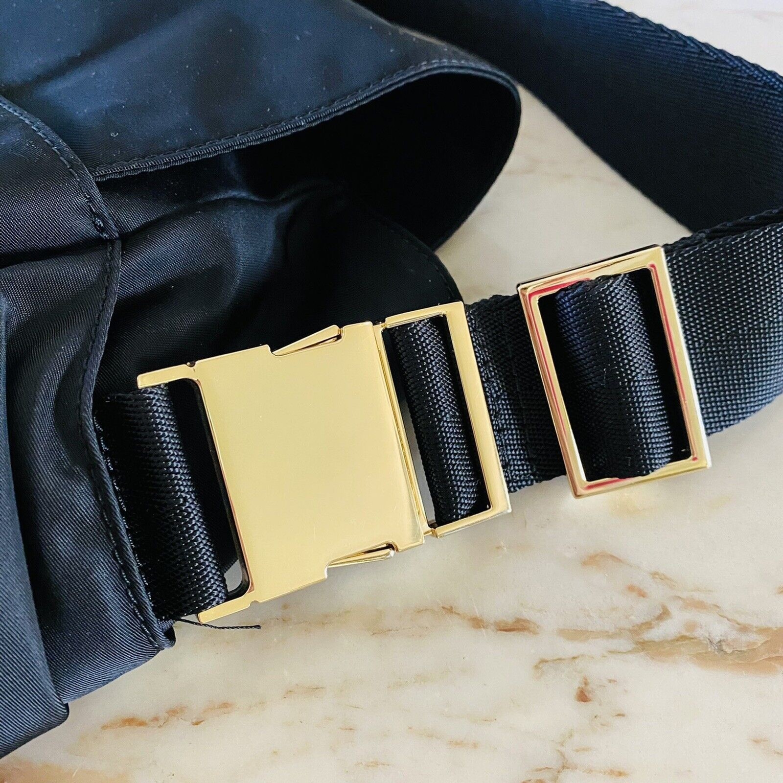 TORY BURCH Solid Black Nylon Large Messenger Bag - image 7