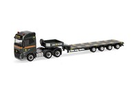 Herpa 318853 Volvo Fh Gl 2020 Semitieflade-Sattelzug Emil Egger