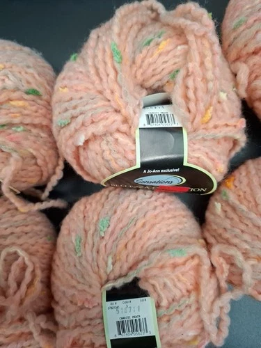 Lot of 8 Sensations Bellezza Italy Canditi Pink Wool Blend Yarn Speckled New image 4