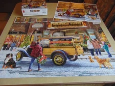 Ceaco Winter Themed Village Playhouse Christmas Jigsaw Puzzle 1000 Piece 3372-21