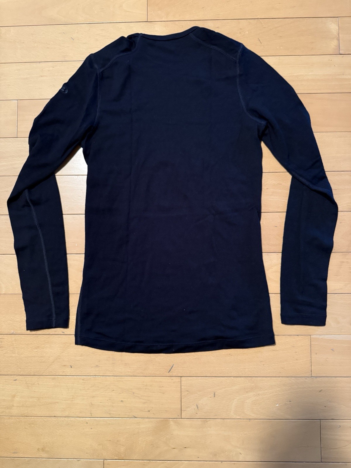 Icebreaker Base Layer 260 Black Long Sleeve Women’s Small Wool - READ