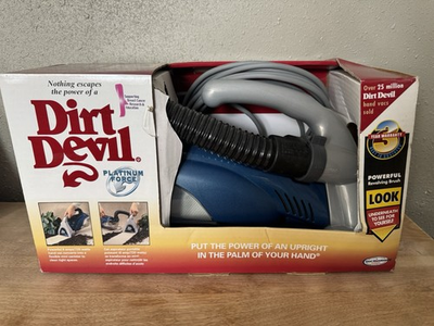 #ad NOS Dirt Devil 08240 Platinum Force Handheld Vacuum $35.00