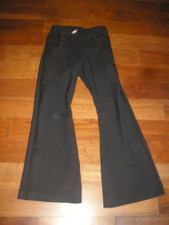 Vintage US Navy Wool Sailor Pants 14 Buttons Wide Leg Trousers O77 