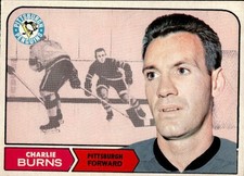 1968-69 O-Pee-Chee SET BREAK #108 Charlie Burns NMMT