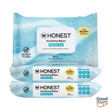 The Honest Company Alcohol Hand Sanitizing Wipes 3pk/150ct