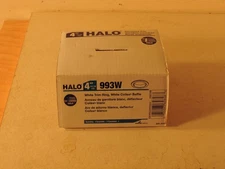 HALO 993W 4 INCH WHITE TRIM WHITE COILEX BAFFLE