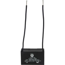 Appli Parts Fan Capacitor 5 mfd (microfarads) uf 250 VAC with 2 Wire Terminal Co