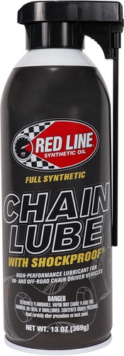 Red Line Synthetic Chain Lube Shockproof 13oz All Chain Types 43103