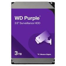 WD 3TB 256MB 3.5" SATA3 Purple HDD 5400 RPM WD33PURZ
